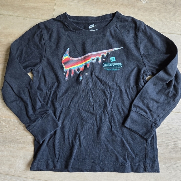 Set of 2 Long Sleeve Little Boy Shirts Small 6 / 7 EUC Navy Black - Picture 3 of 12